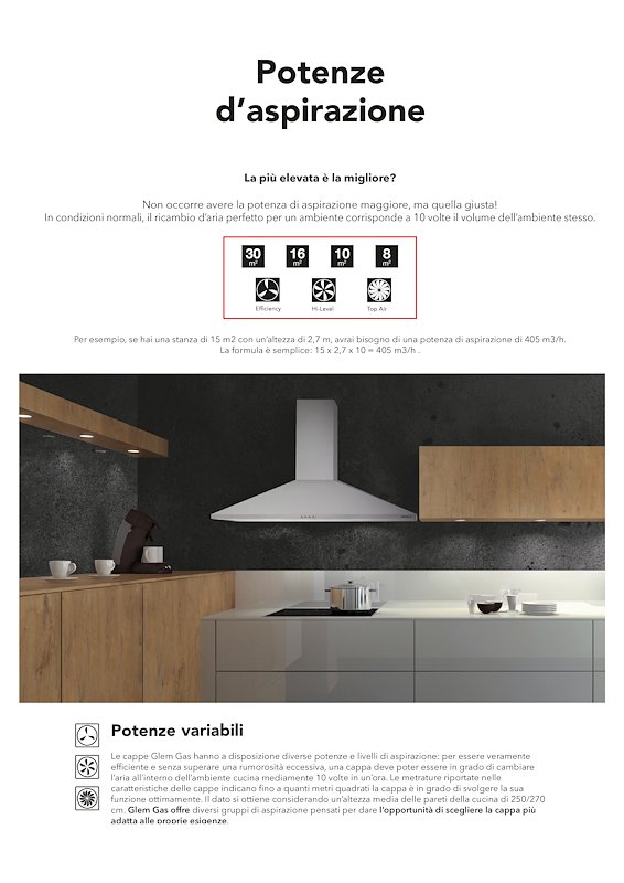 Glem Cappa filtrante Ghp663ix Inox