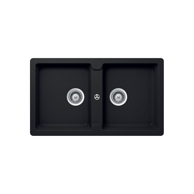 GlemLavello 2 vasche Ls286a ANTRACITE