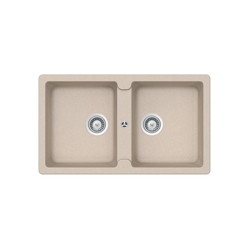 Glem Lavello 2 vasche incasso Ls286s Sabbia