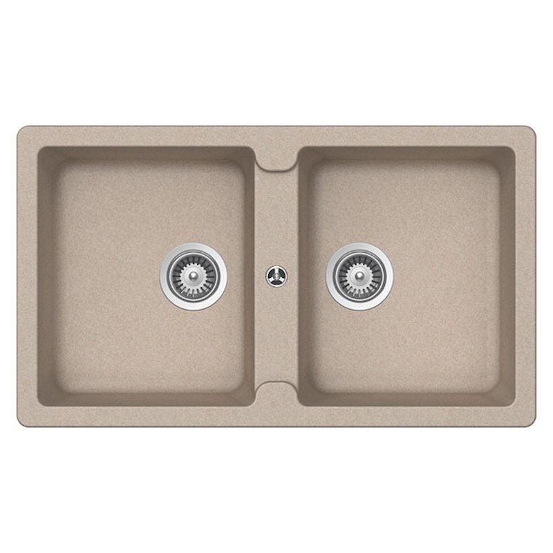 Glem Lavello 2 vasche incasso Ls286s Sabbia