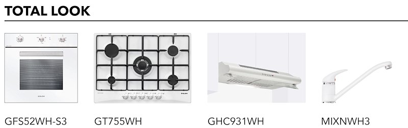 Glem Lavello Ls2g16wh Bianco