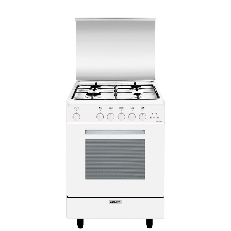 Glem Cucina forno a Gas A654vx Bianco