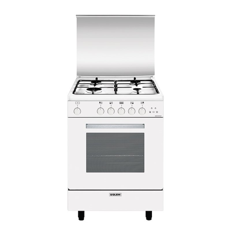 Glem Cucina forno a Gas A654vx Bianco