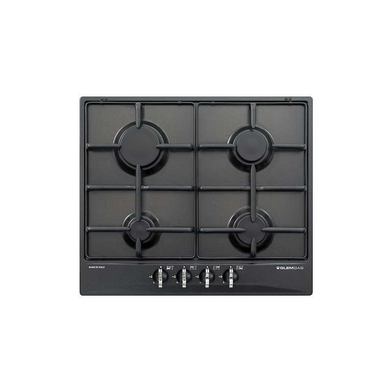 Glem piano cottura a gas incasso Gt64ac ANTRACITE