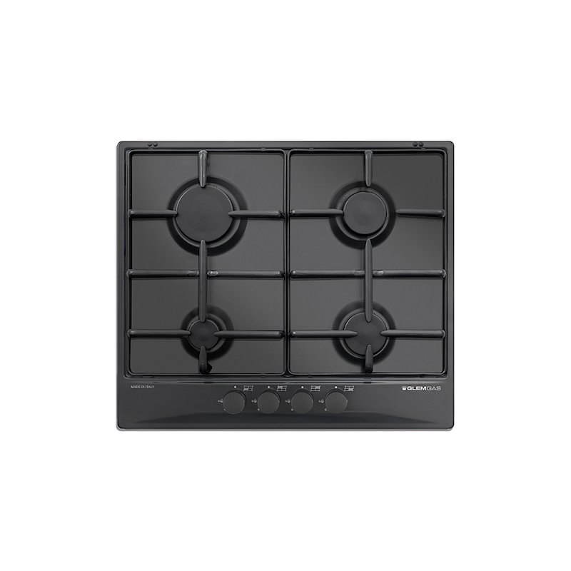 Glem Piano Cottura Gas GT64NC Nero Carbone