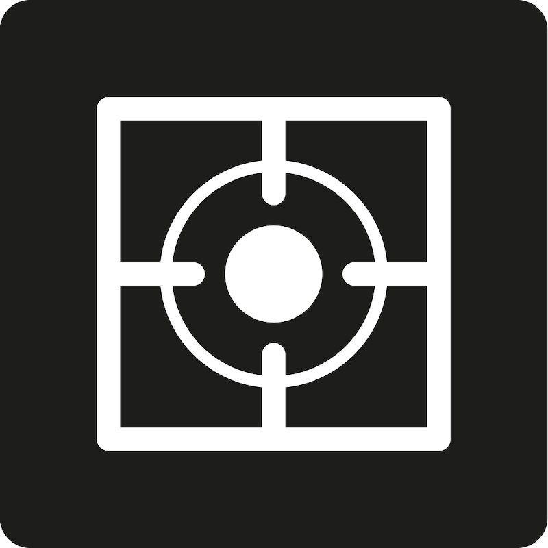 Glem Piano cottura gas incasso Gtd64thixn Acciaio Satinato