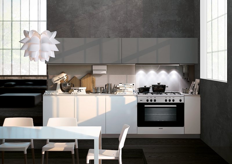 Glem Cucina forno a Gas A855gi Inox