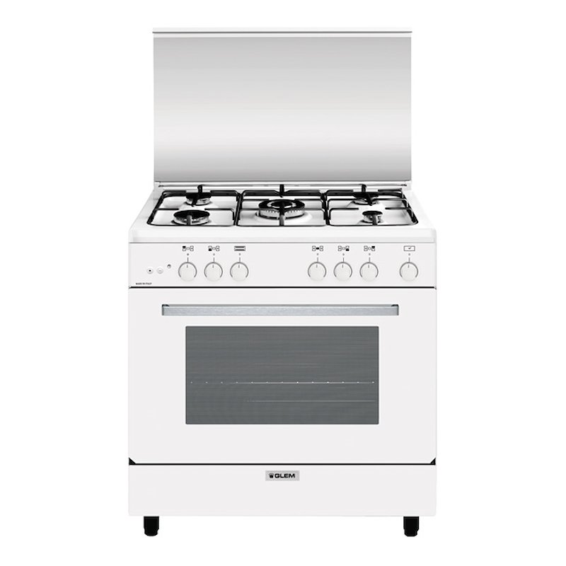 Glem Cucina Forno a gas A855gx 	Bianco