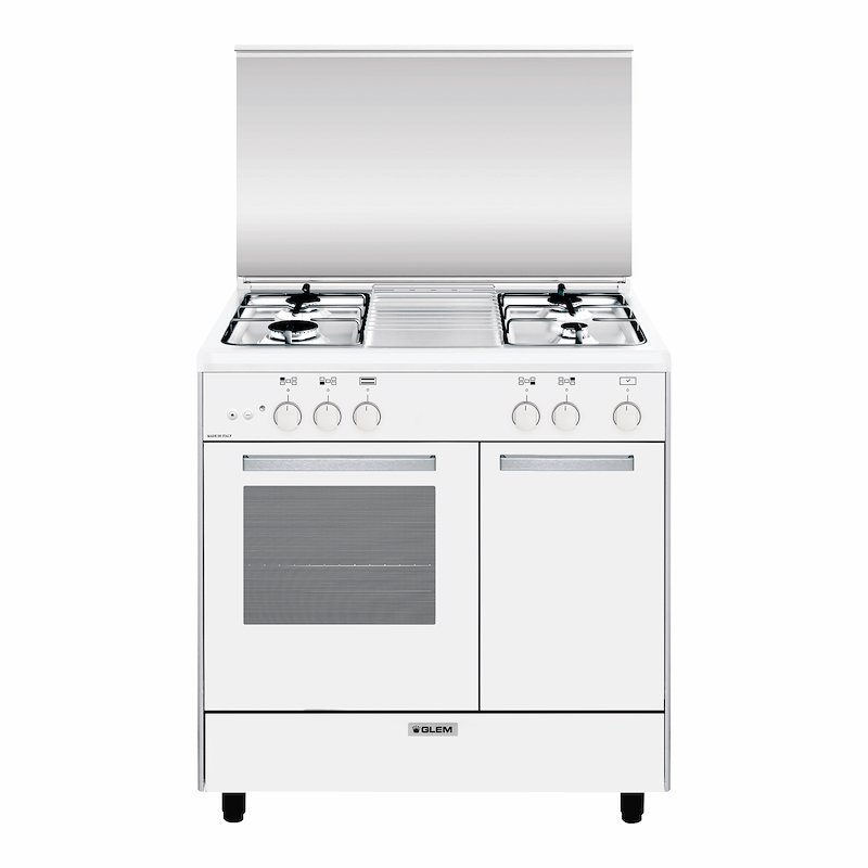 Glem Cucina forno a gas Ar854gx bianco