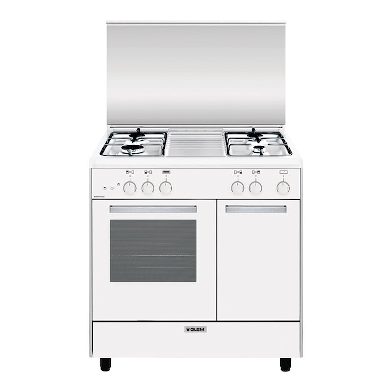Glem Cucina forno a gas Ar854gx bianco