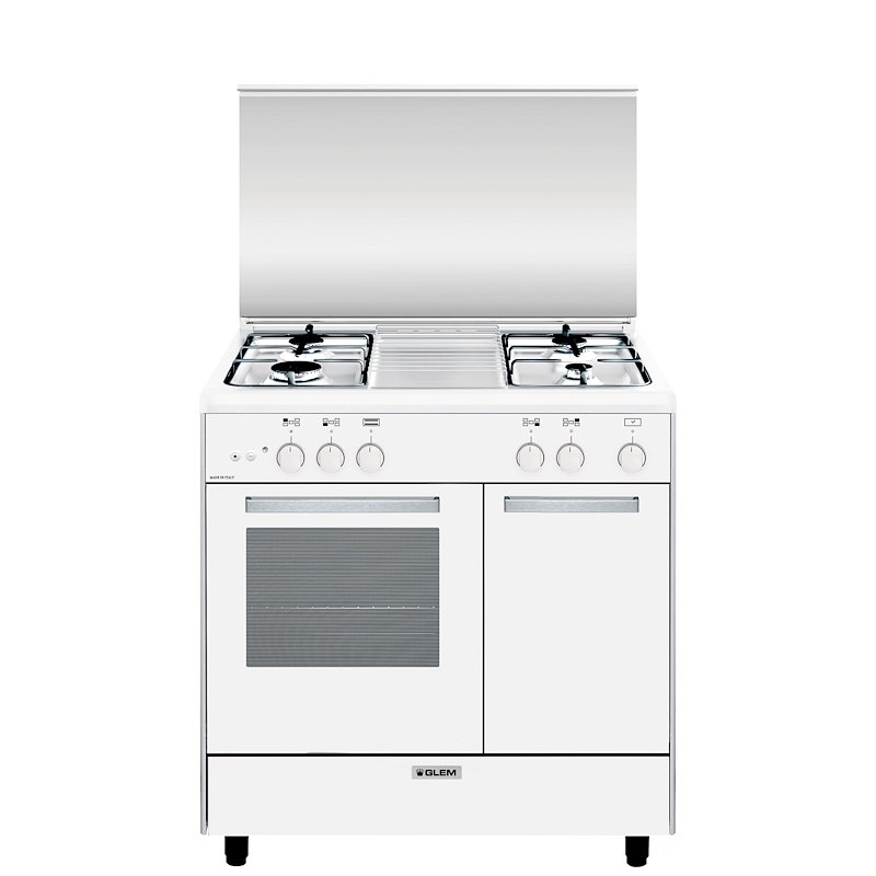 Glem Cucina forno a gas Ar854gx bianco