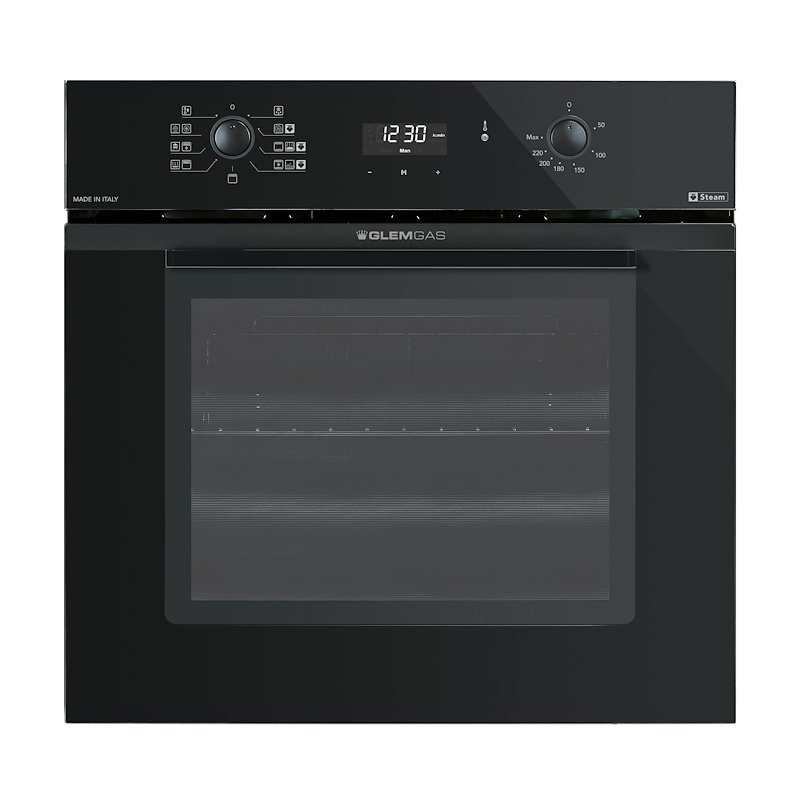 Glem Forno Elettrico ad Incasso GFU98BK-S6V3 Nero Lucido