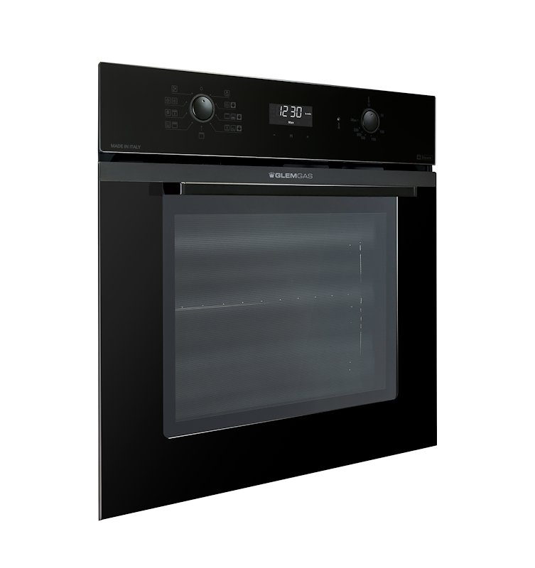 Glem Forno Elettrico ad Incasso GFU98BK-S6V3 Nero Lucido