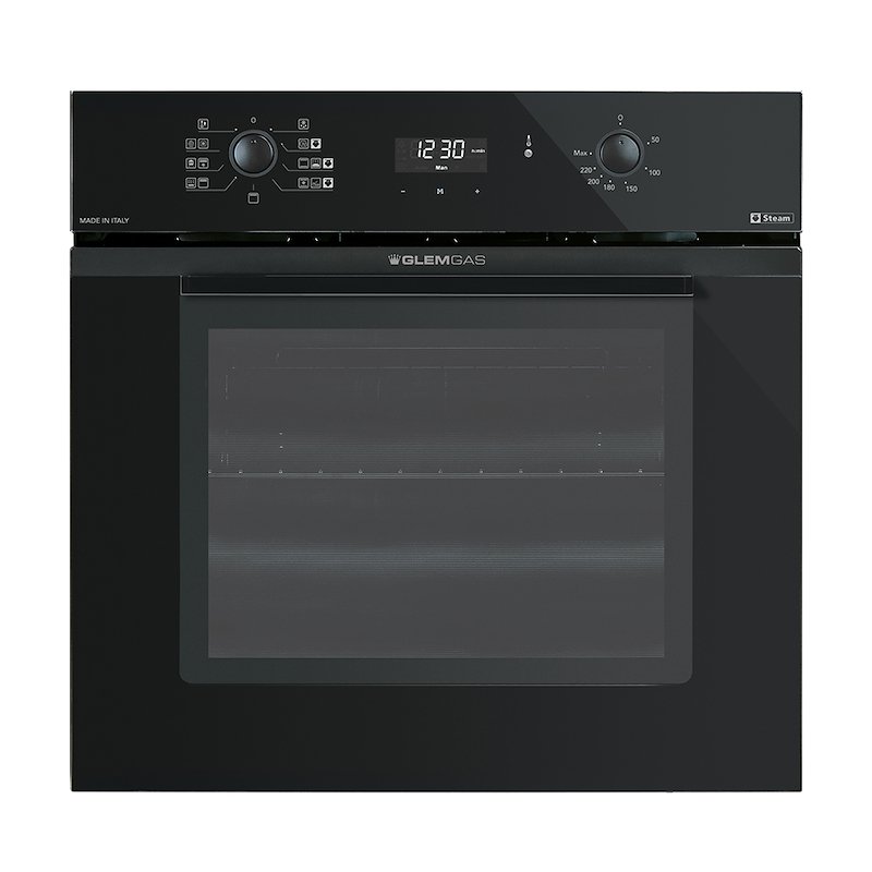 Glem Forno Elettrico ad Incasso GFU98BK-S6V3 Nero Lucido