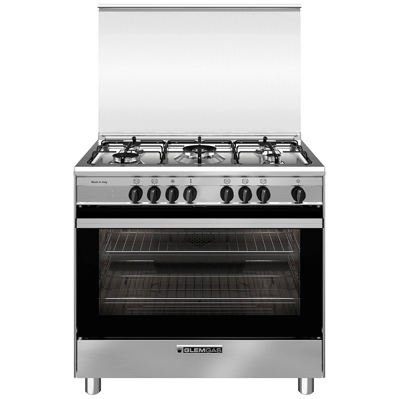 Glem Cucina Gas Forno Elettrico Sa965mi6 Inox