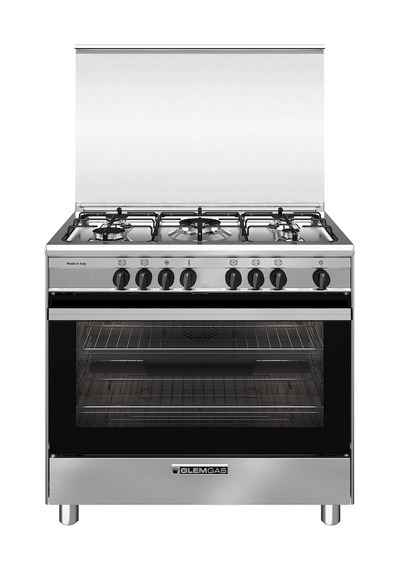 Glem Cucina Gas Forno Elettrico Sa965mi Inox