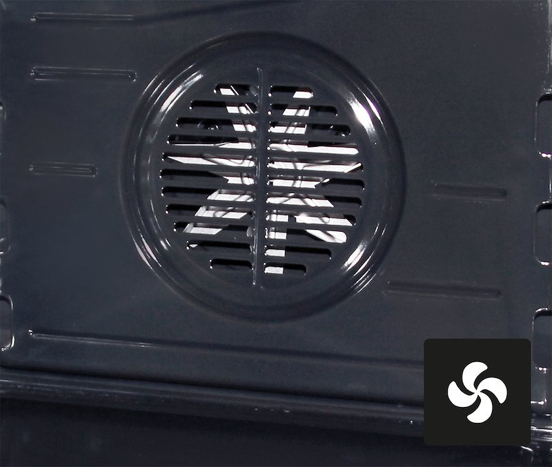 Glem Cucina Gas Forno Elettrico Sa965mbk Nero Carbone