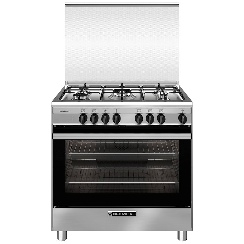 Glem Cucina Gas Forno Elettrico Sa865mi6 Inox