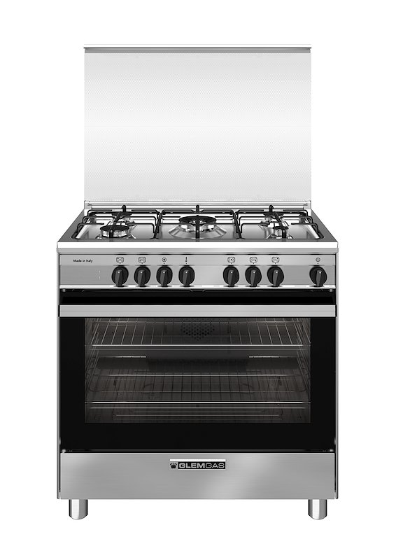 Glem Cucina Gas Forno Elettrico Sa865mi6 Inox
