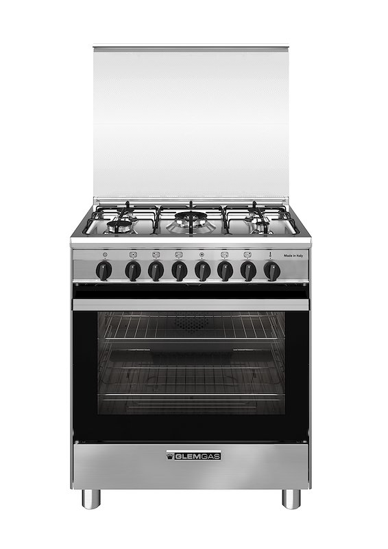 Glem Cucina Gas Forno Elettrico Sa765mi6 Inox