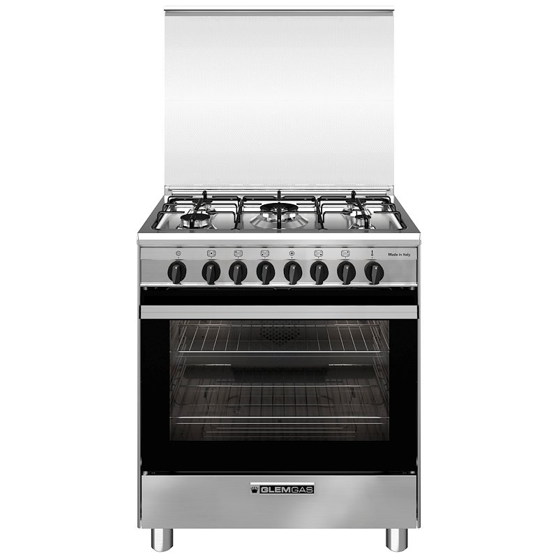 Glem Cucina Gas Forno Elettrico Sa765mi6 Inox