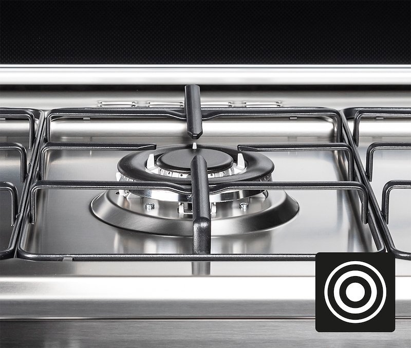 Glem Gas Cucina Gas Forno Gas Ar965vi Inox