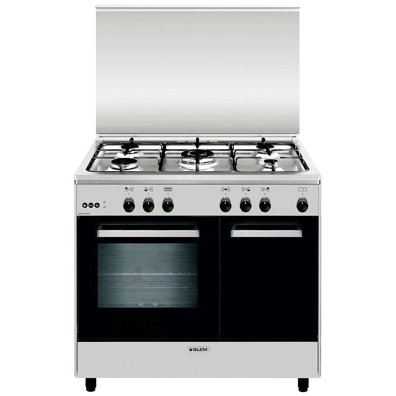 Glem Gas Cucina Gas Forno Gas Ar965vi Inox
