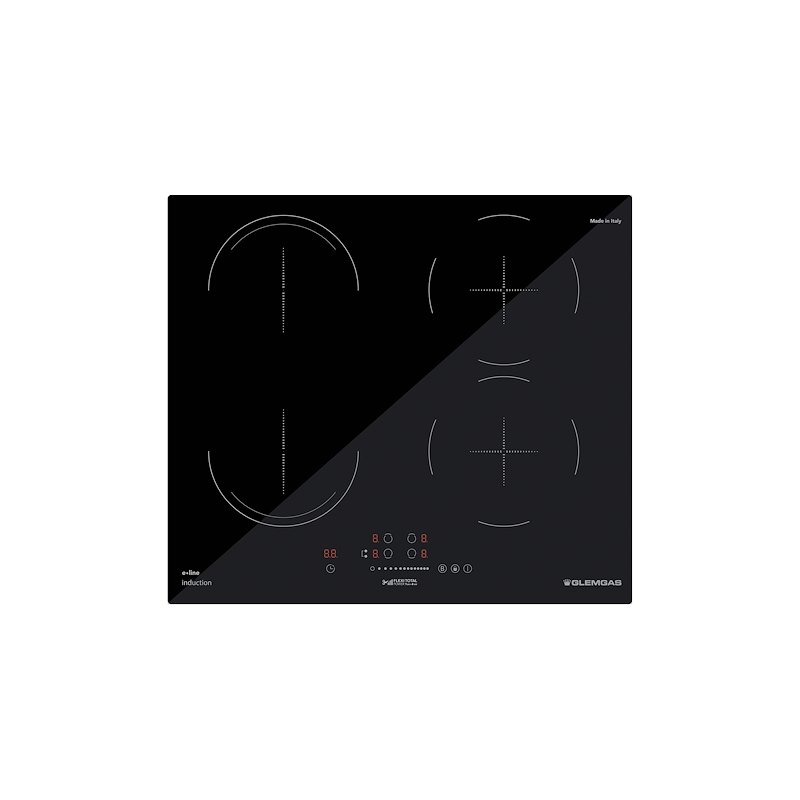 Glem Gas Piano Induzione GTI641BSL Nero Lucido