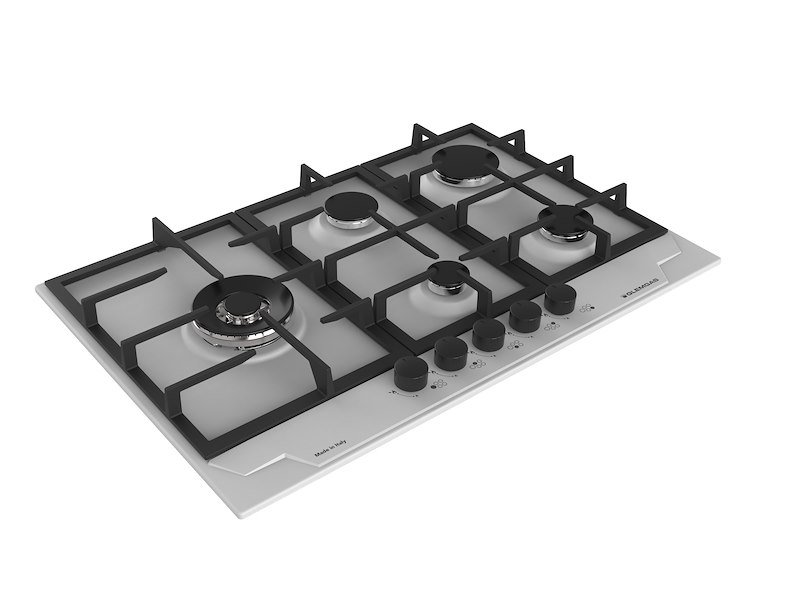 Glem Gas piano cottura a gas Gtp85thwh Bianco opaco