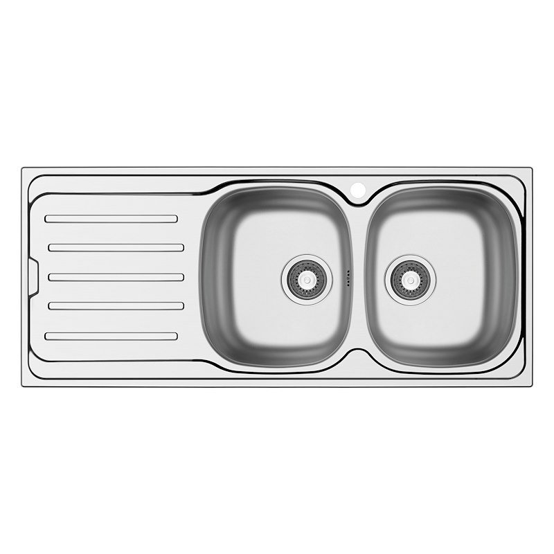 Glem Gas lavello Met162dx Inox