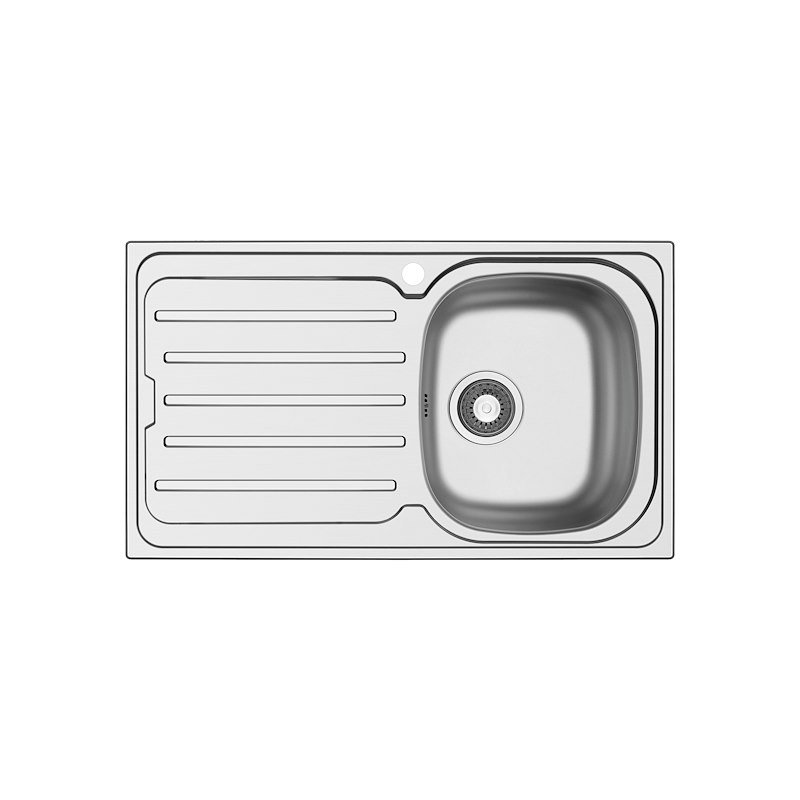 Glem Gas Lavello Met861dx Inox