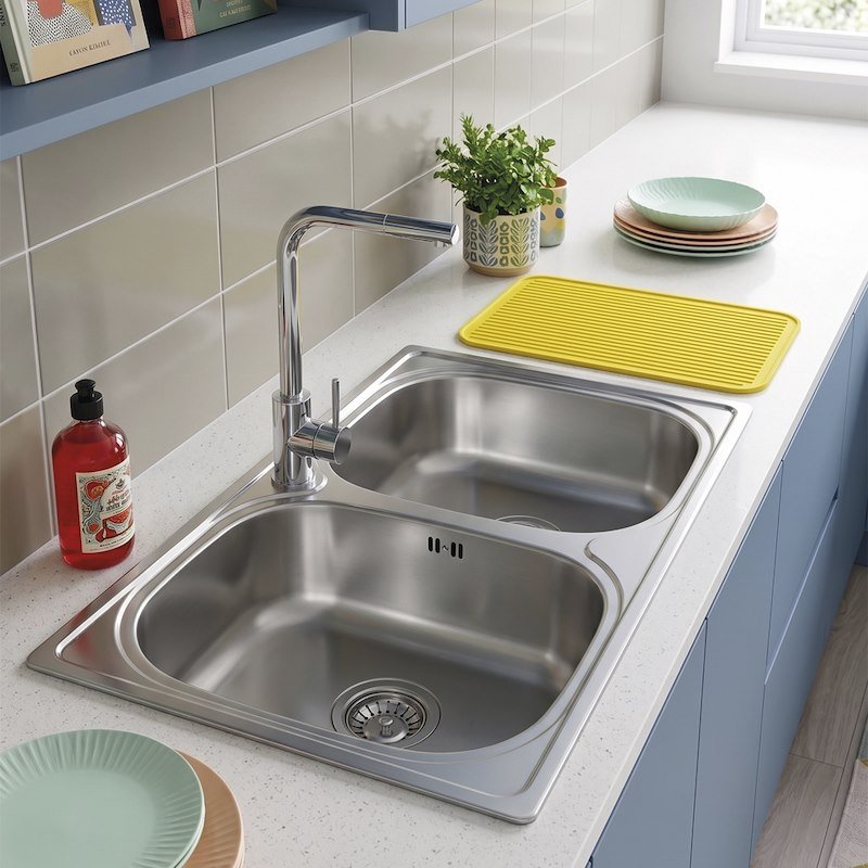 Glem Gas Lavello Met862 Inox