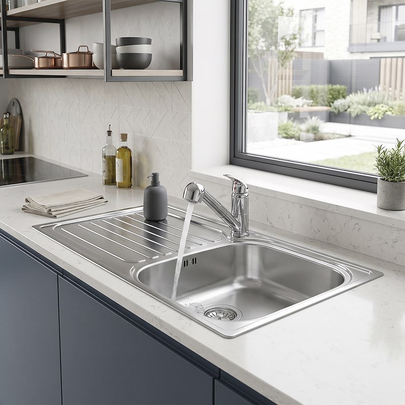 Glem Gas Lavello Eur861dx Inox