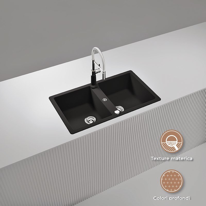 Glem Gas Lavello Glu862an Antracite