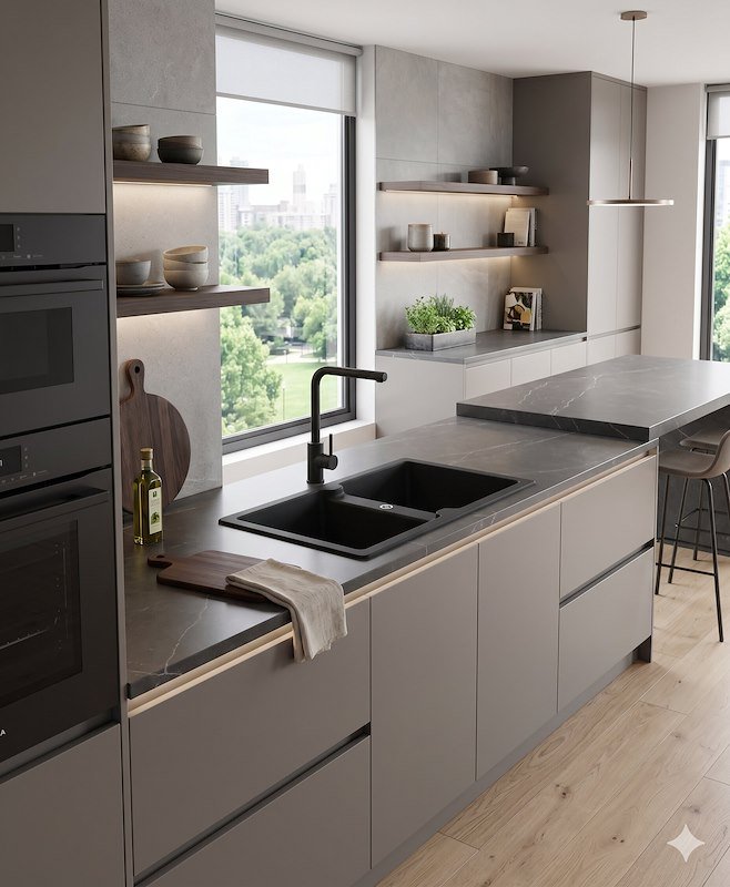 Glem Gas Lavello Glu862bk Nero Assoluto