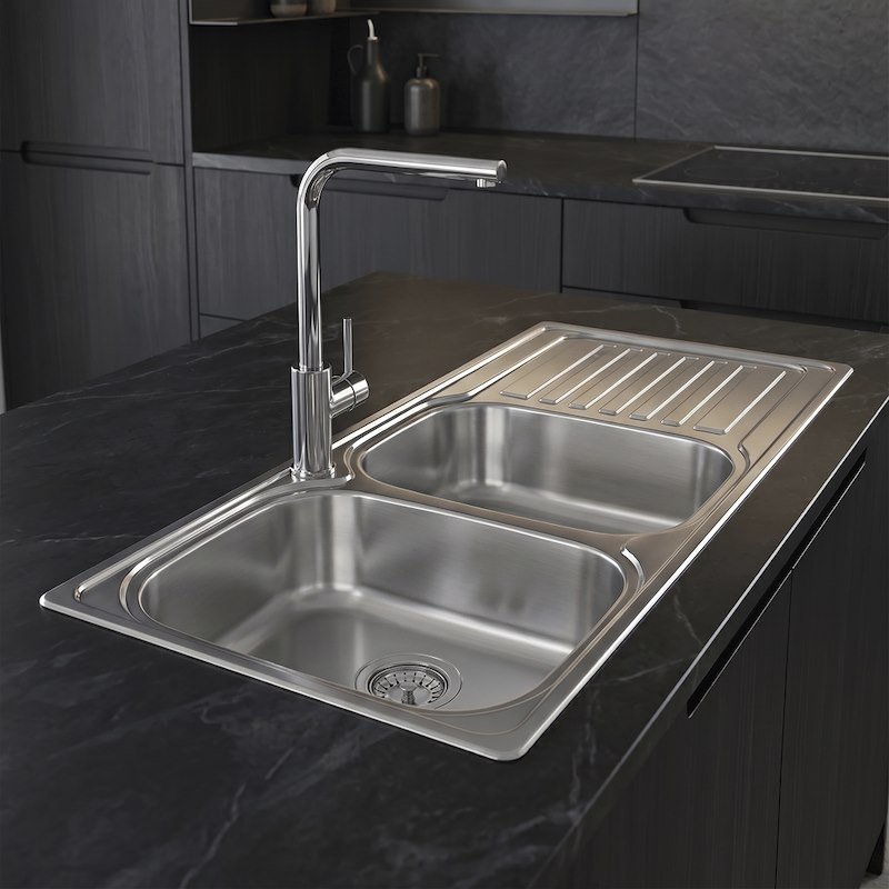 Glem Gas Lavello Eur162sx Inox