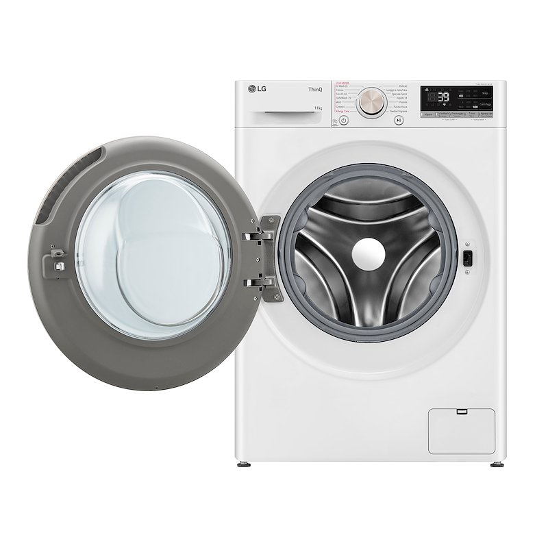 LG Lavatrice 11 Kg AI DD F4r7011tswg Bianco