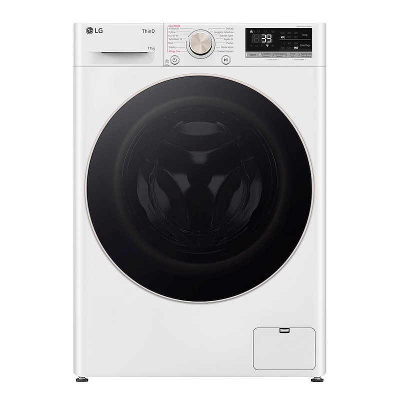 LG Lavatrice 11 Kg AI DD F4r7011tswg Bianco