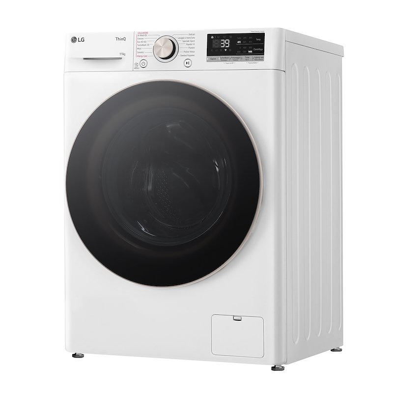 LG Lavatrice 11 Kg AI DD F4r7011tswg Bianco