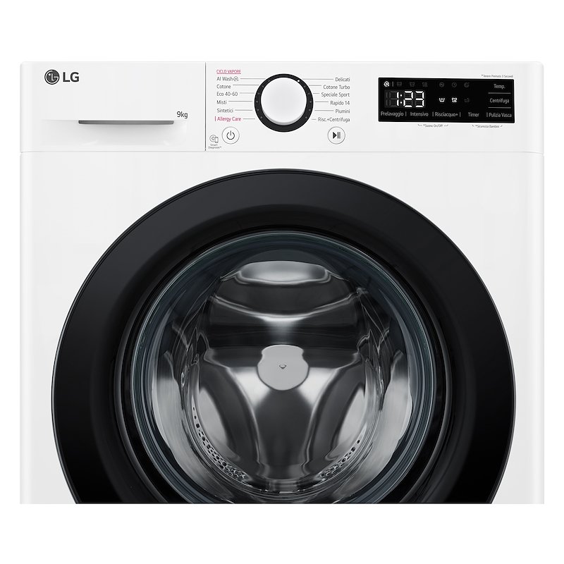 Lg Lavatrice Slim 9Kg AI DD F2R3S09NSWB Bianco