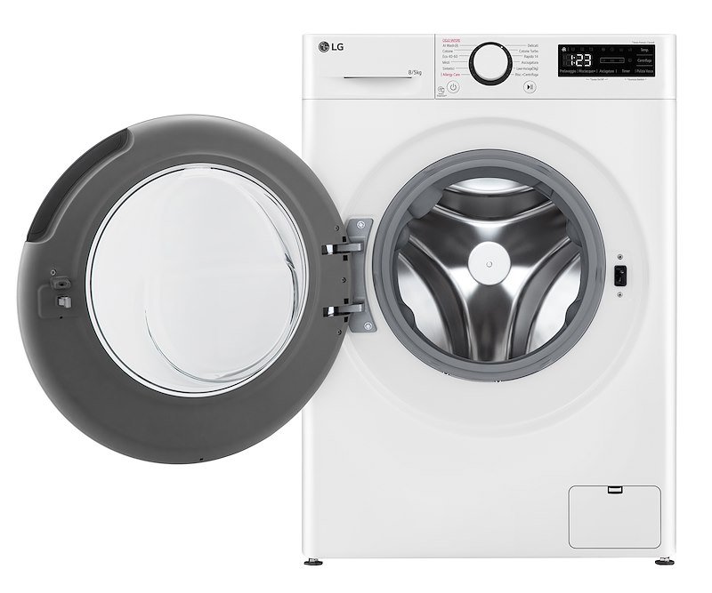 Lg Lavasciuga Slim 8/5kg D2R3S08NSWW Bianco