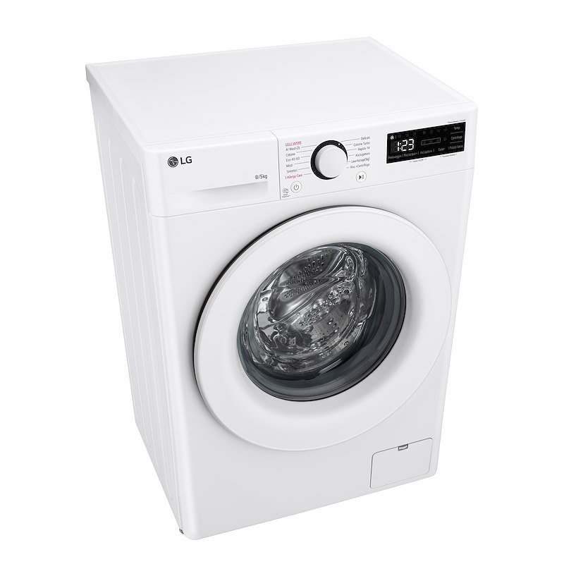 Lg Lavasciuga Slim 8/5kg D2R3S08NSWW Bianco