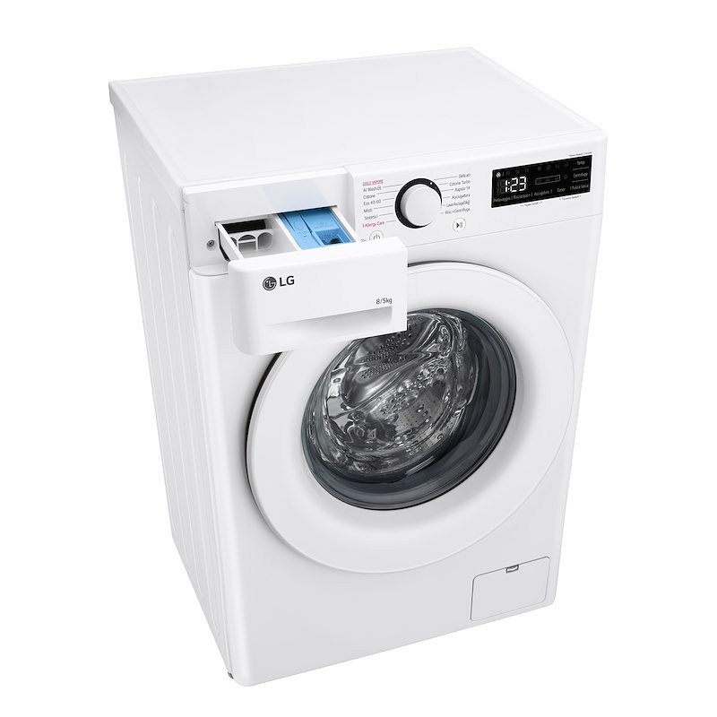 Lg Lavasciuga Slim 8/5kg D2R3S08NSWW Bianco