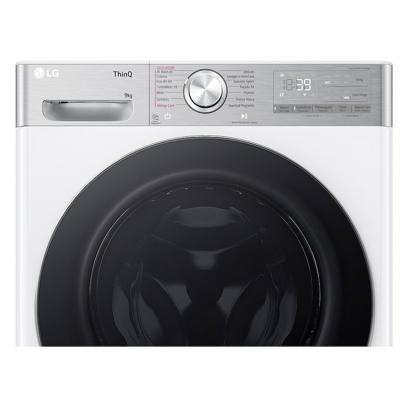 Lg Lavatrice F4r9009tpwc 9kg Bianca