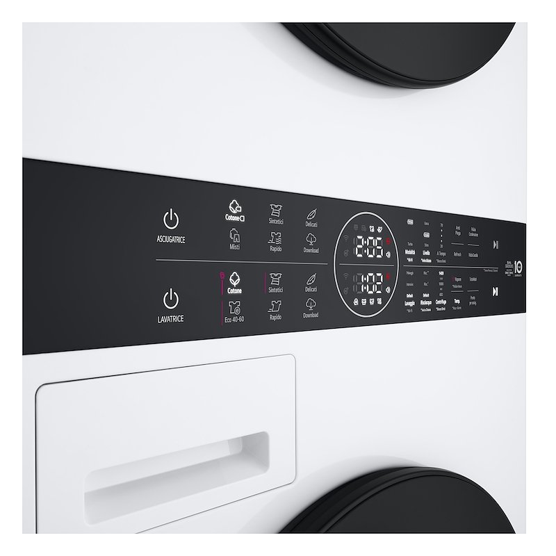 Lg Lavasciuga Washtower 12/10Kg Wt1210wwf Bianca