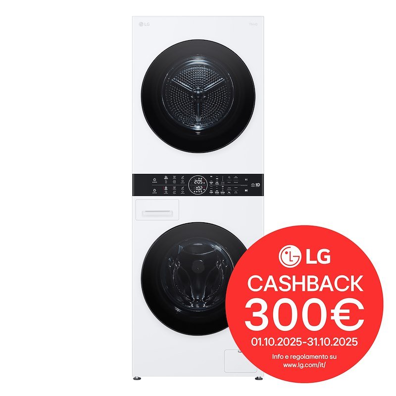 Lg Lavasciuga Washtower 12/10Kg Wt1210wwf Bianca