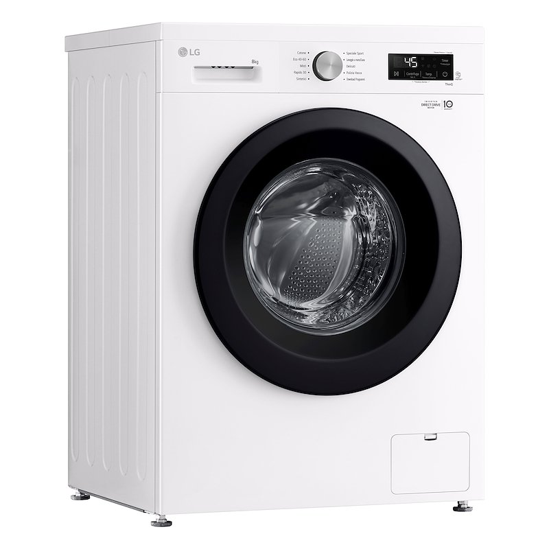 Lg Lavatrice F4NX1008NWK SERIE X1 8 Kg Essence White