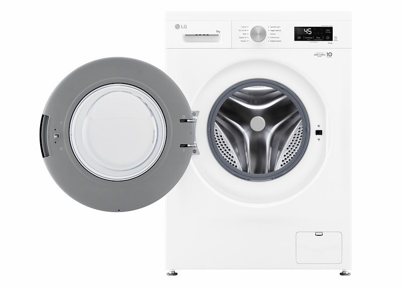 Lg Lavatrice F4NX1008NWK SERIE X1 8 Kg Essence White