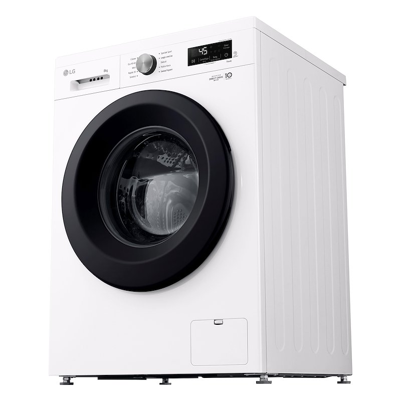 Lg Lavatrice F4NX1008NWK SERIE X1 8 Kg Essence White
