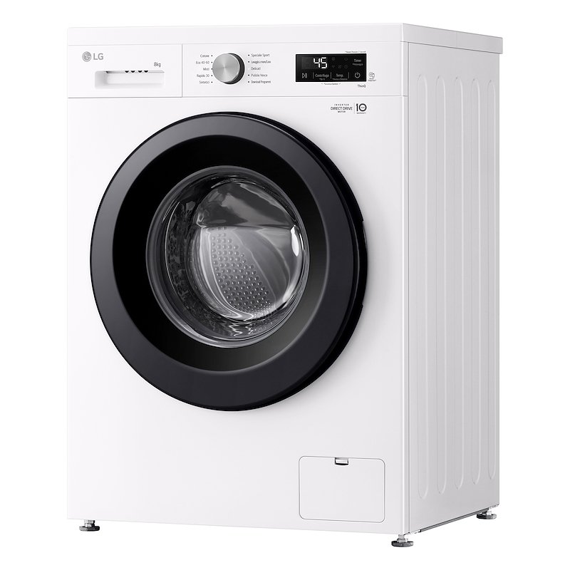 Lg Lavatrice F4NX1008NWK SERIE X1 8 Kg Essence White